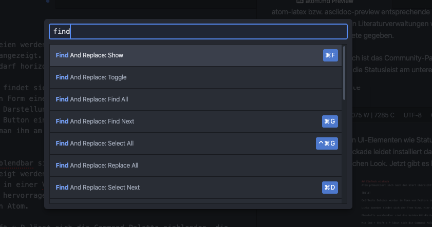 Command Palette